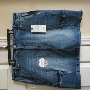 Womens Wallflower The Feisty Curvy Slim Flare Jean Skirt Size 18W 20W  NWT